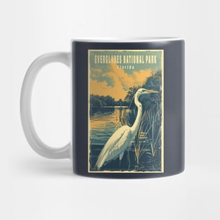 Everglades National Park Vintage Travel  Poster Mug